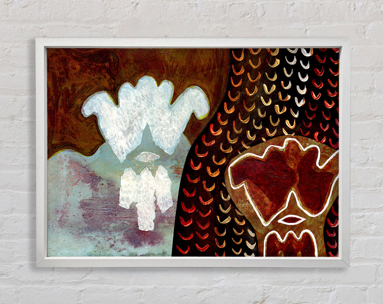 Aboriginal Kubarkku Framed Print
