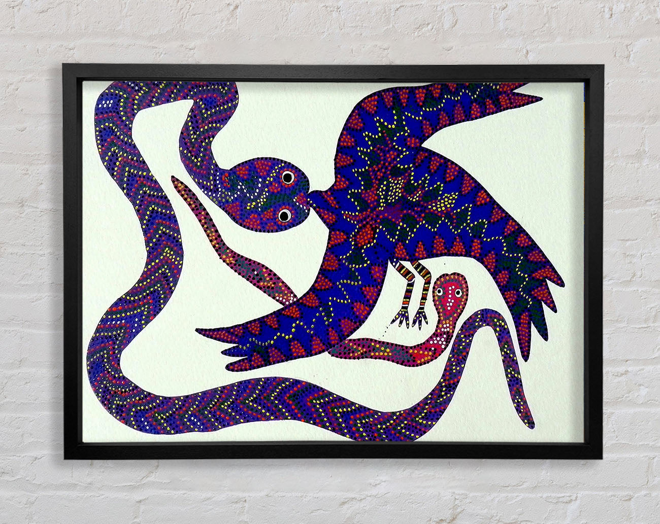 Aboriginal Mirage Framed Print