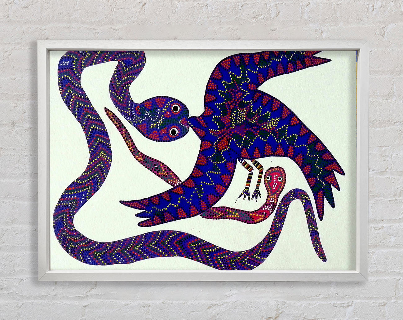 Aboriginal Mirage Framed Print
