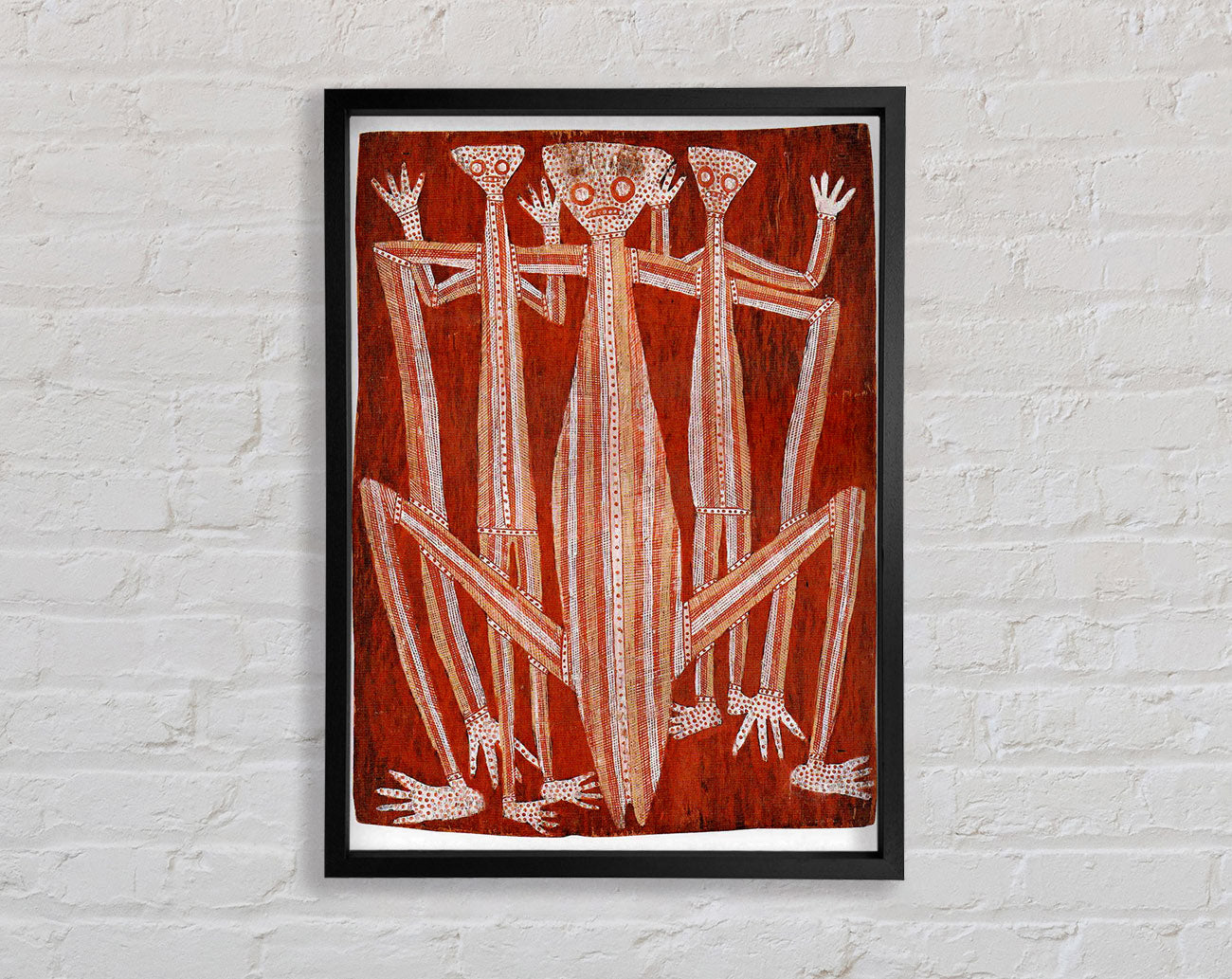 Aboriginal Pattern 1 Framed Print