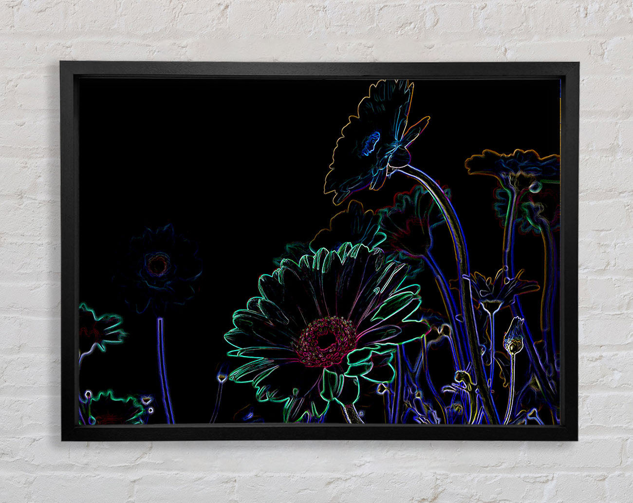 Aboriginal Lizard 5 Framed Print