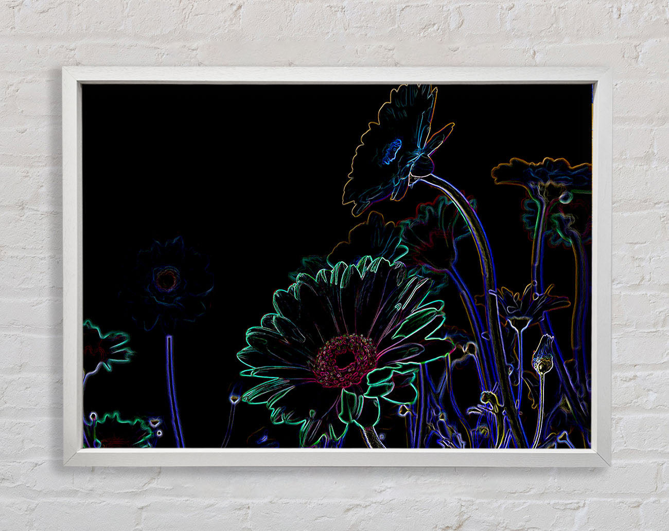 Aboriginal Lizard 5 Framed Print