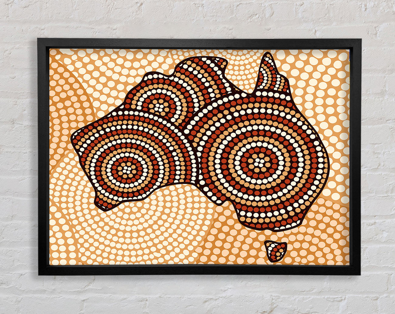Aboriginal Marika Mathaman Framed Print