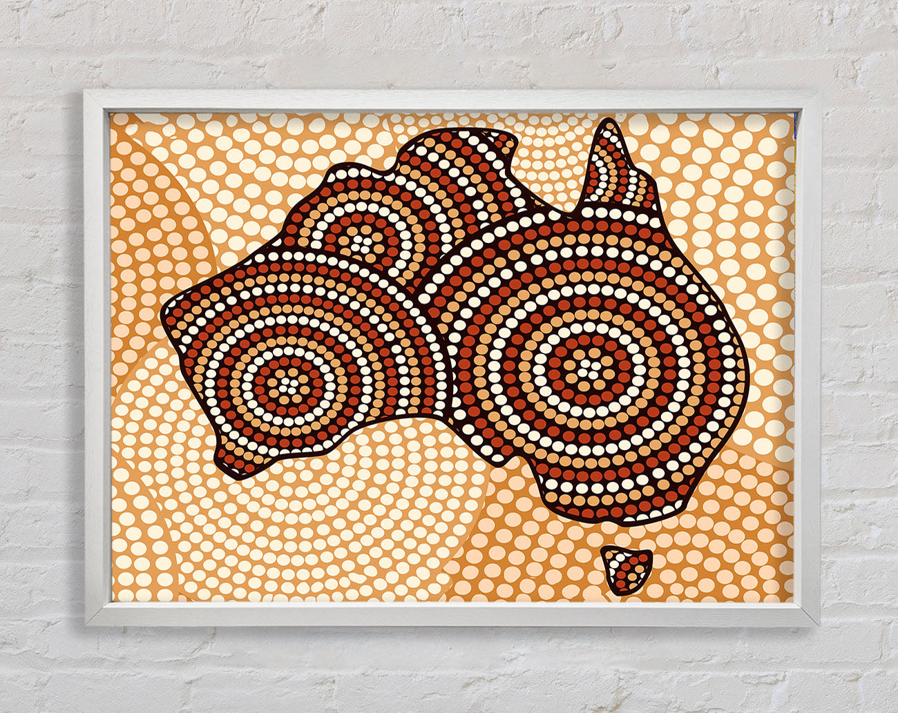 Aboriginal Marika Mathaman Framed Print