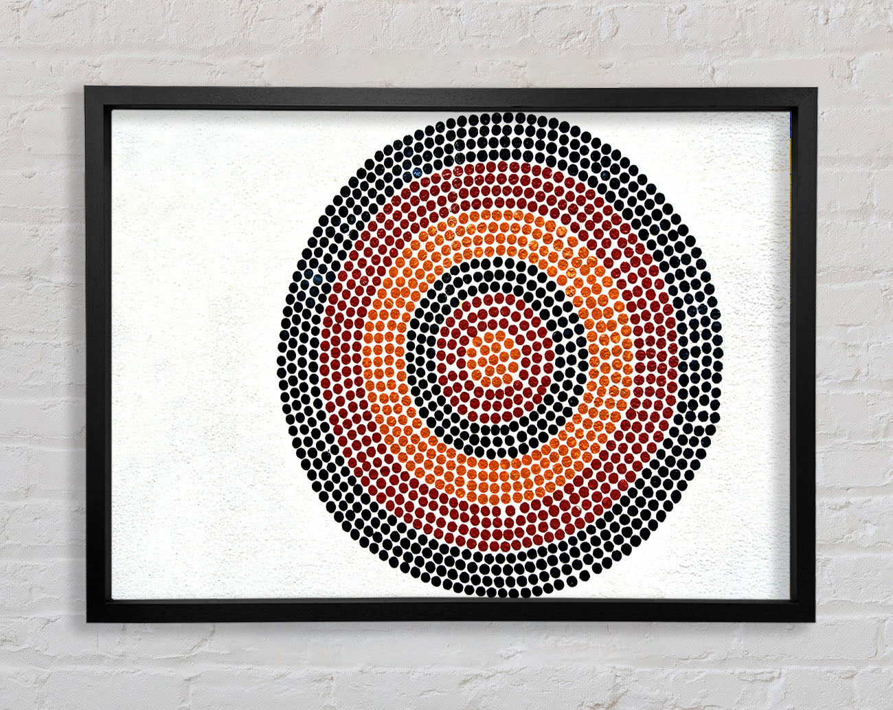 Aboriginal Lizard 5 Framed Print