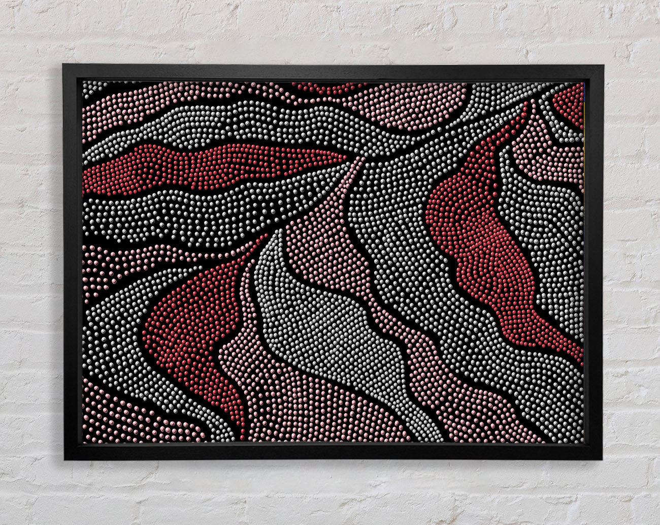 Aboriginal Lizard 4 Framed Print