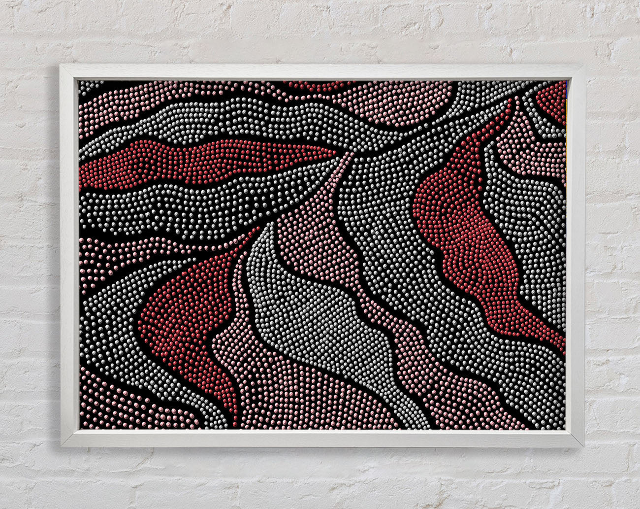 Aboriginal Lizard 4 Framed Print