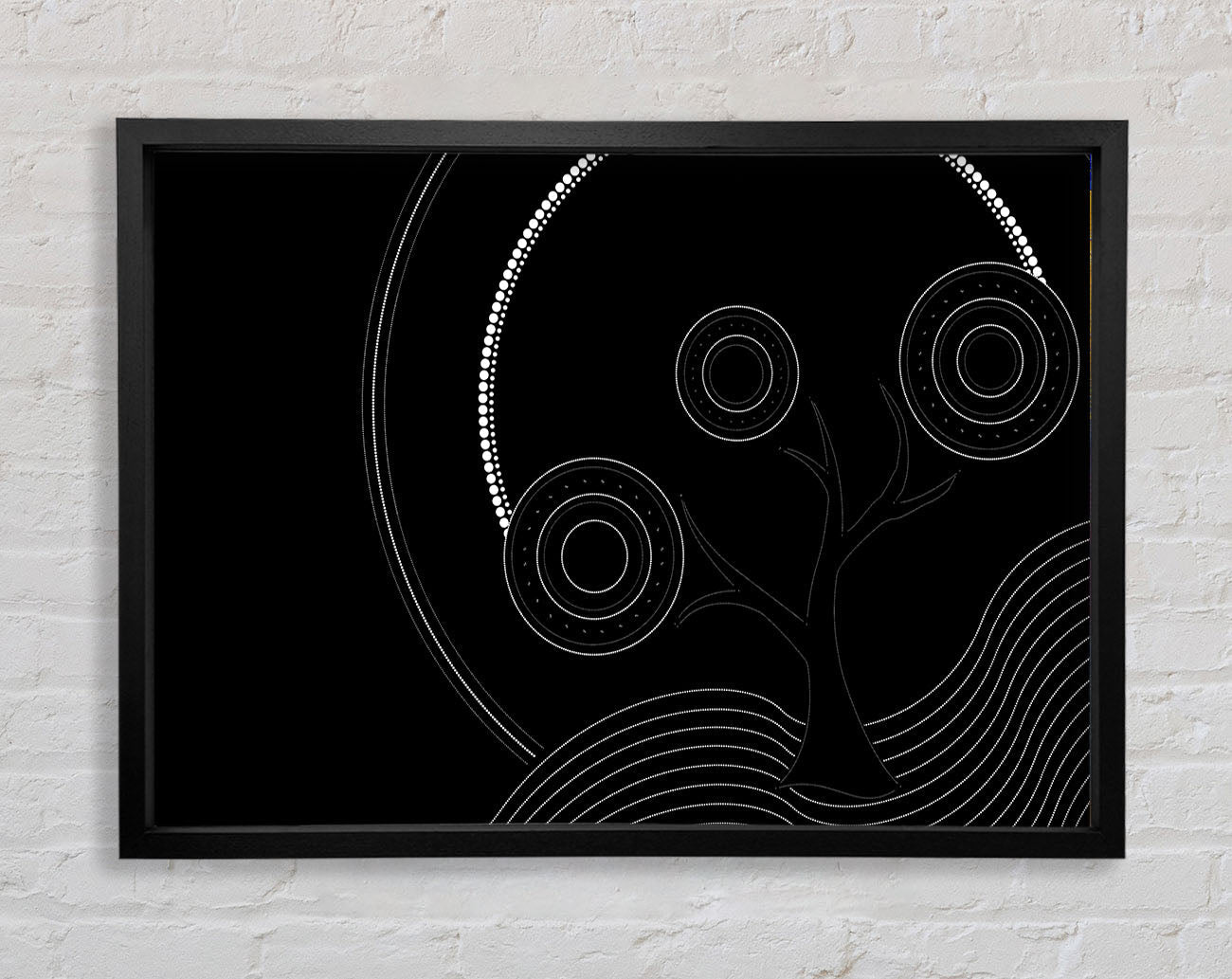 Aboriginal Pattern 2 Framed Print