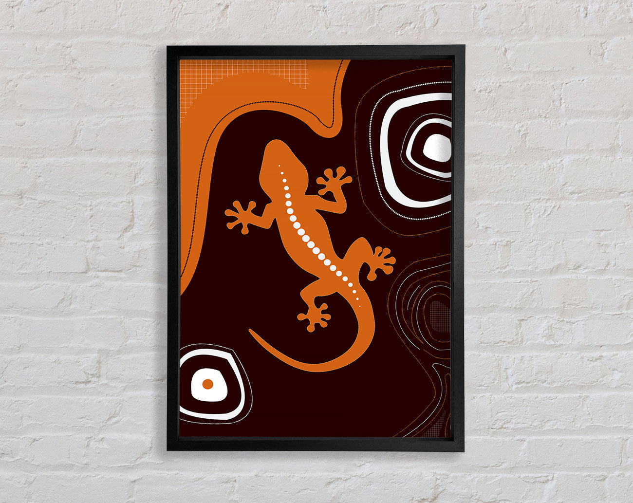 Aboriginal Pattern 2 Framed Print