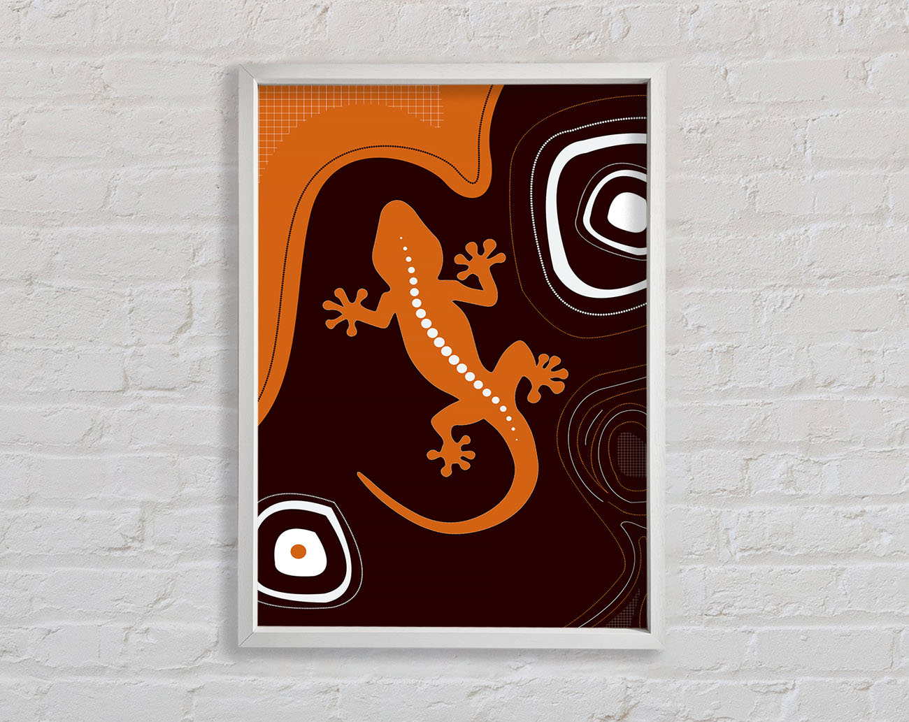 Aboriginal Pattern 2 Framed Print