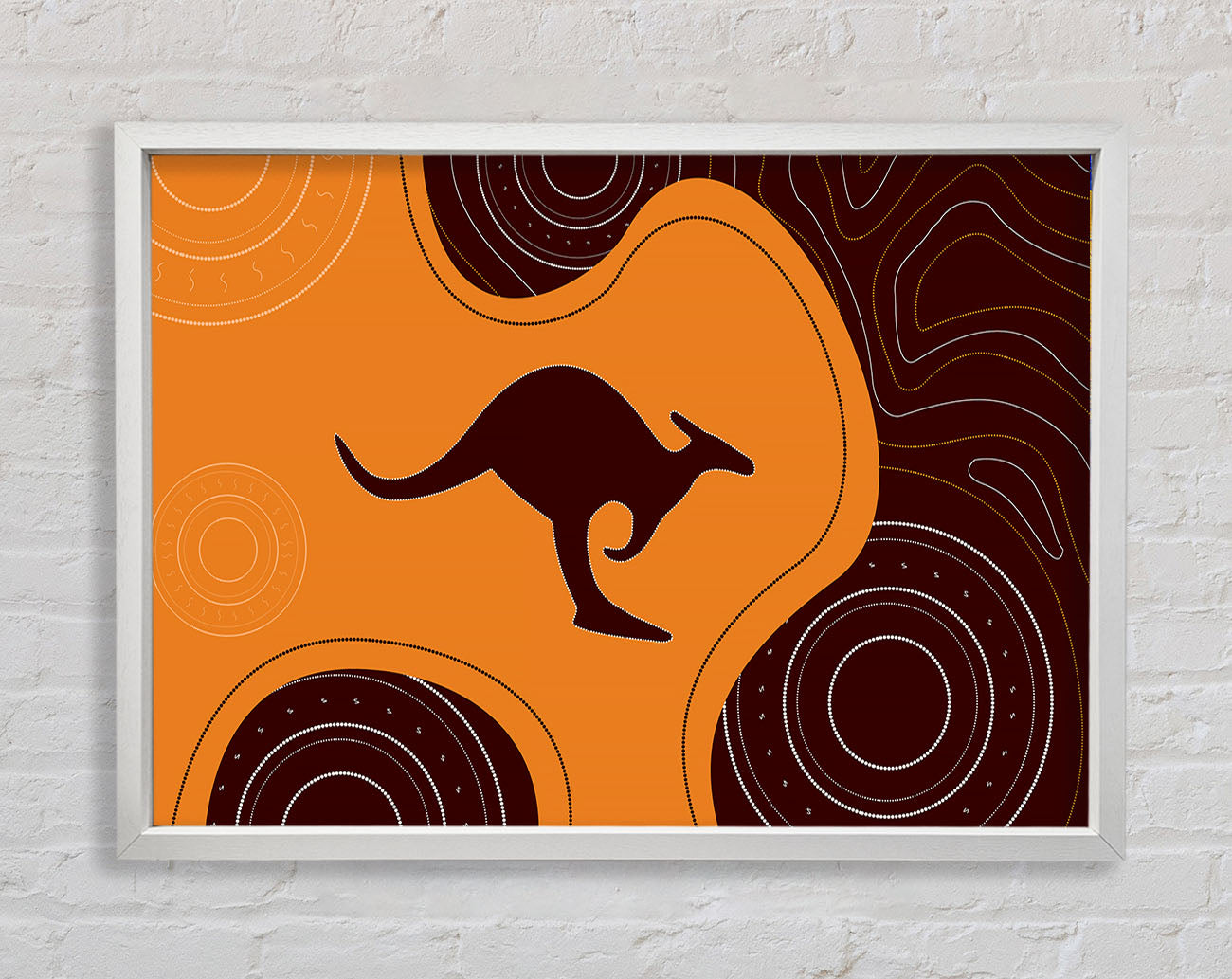 Aboriginal Kubarkku Framed Print