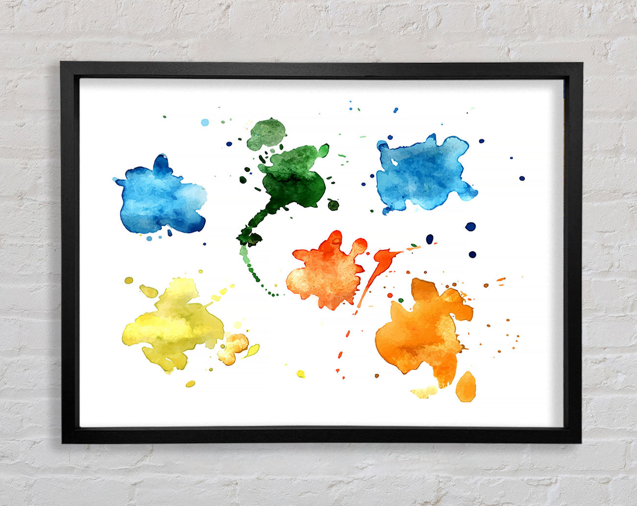 Bathroom Quote Wash Away Those Troubles Bubbles Grey Framed Print