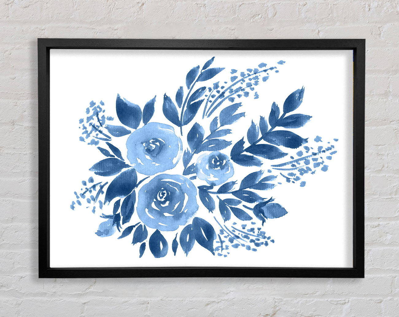 Bathroom Quote Splish Splash Bathroom White Framed Print